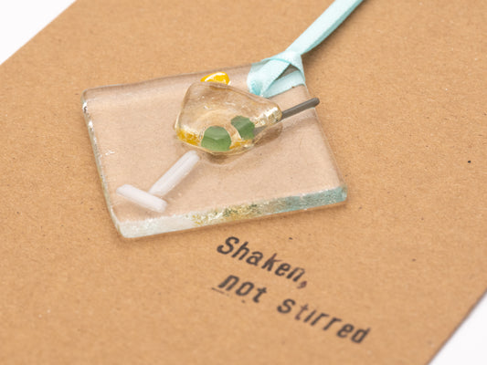 Keep Card Martini glass