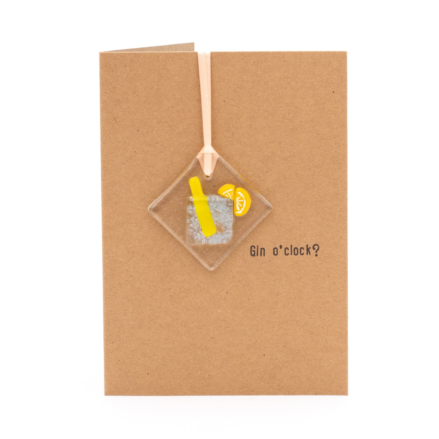 Keep Card Gin with lemon