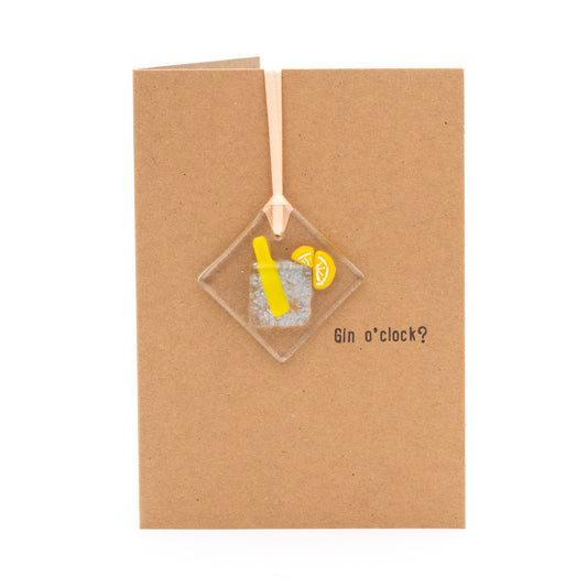 Keep Card Gin with lemon