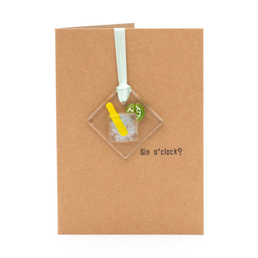 Keep Card Gin and lime