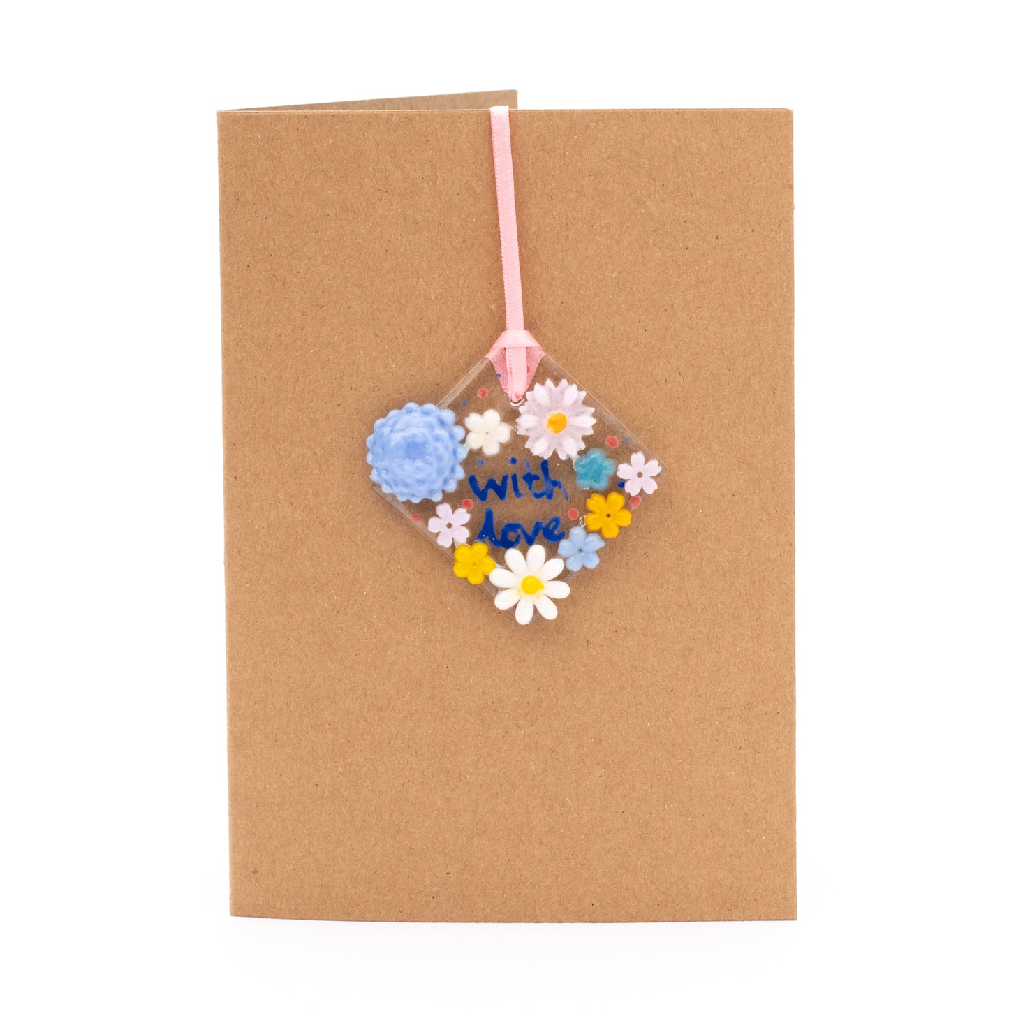 Keep Card 'with love' flowers