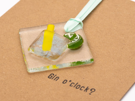 Keep Card Gin and lime