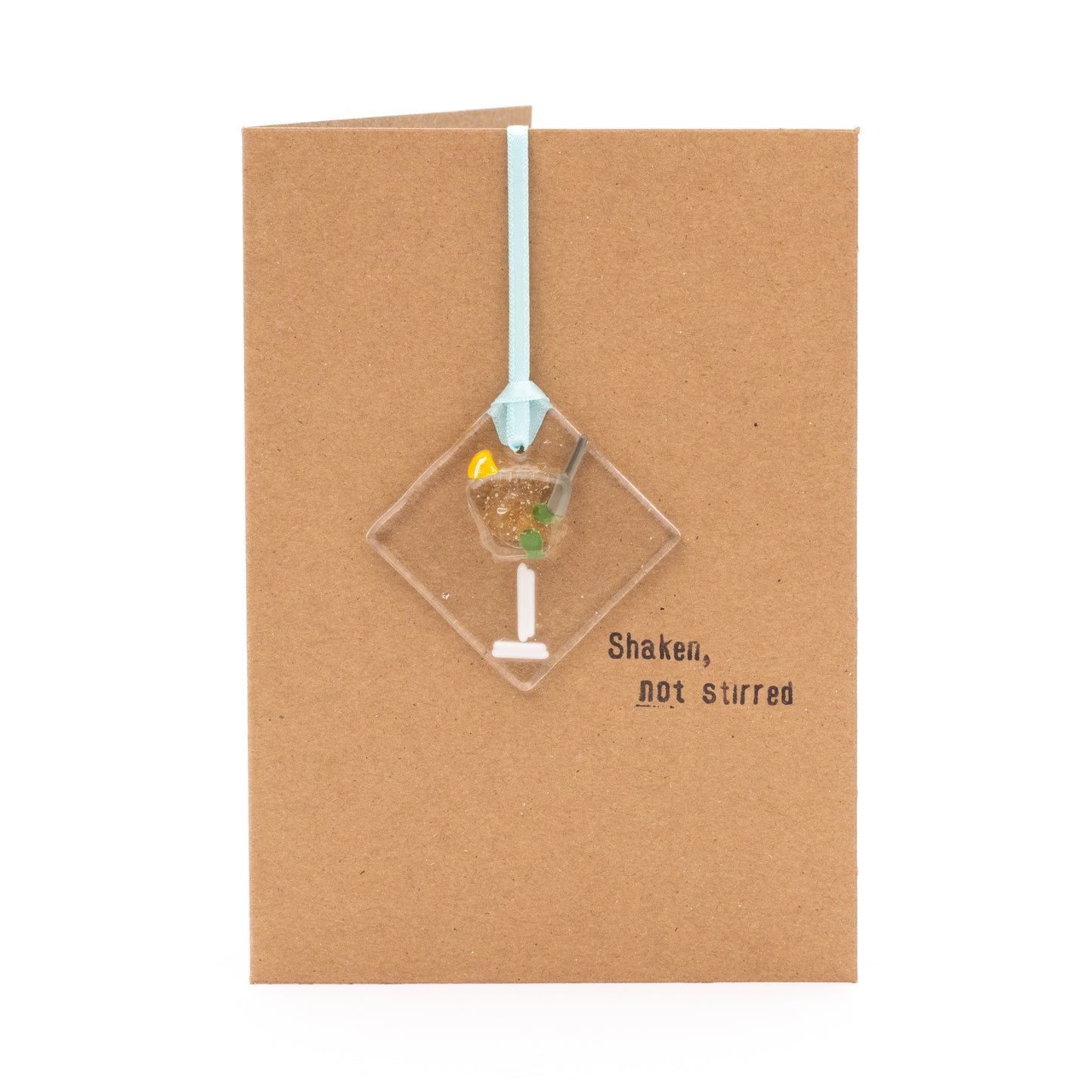 Keep Card Martini glass